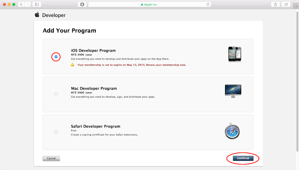 Renew your iOS Developer Program membership | Blog - Weberlolz