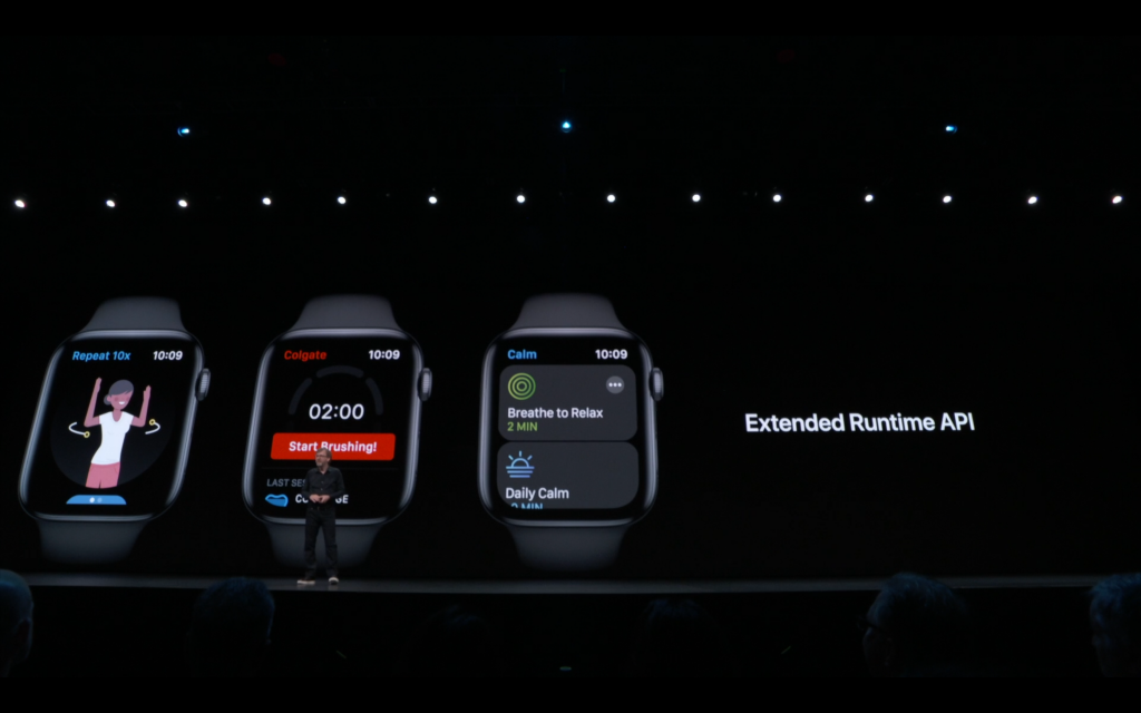 WWDC19 - watchOS - Extended Runtime API